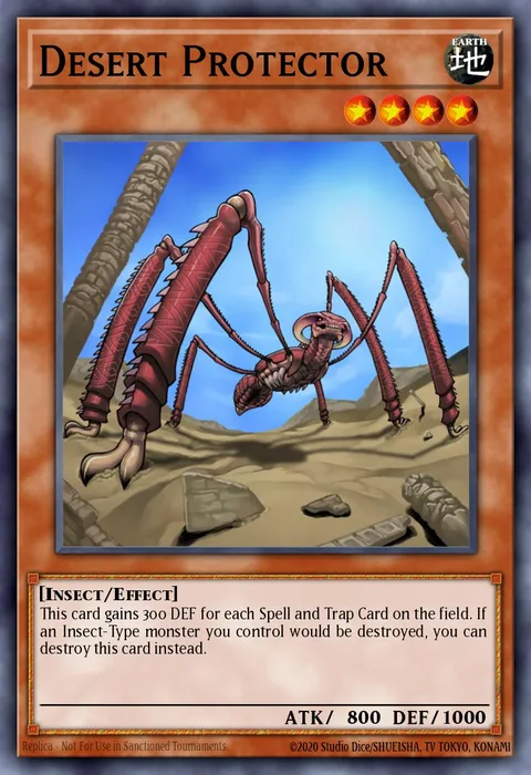 Desert Protector, carte CRMS-EN034 de Crimson Crisis