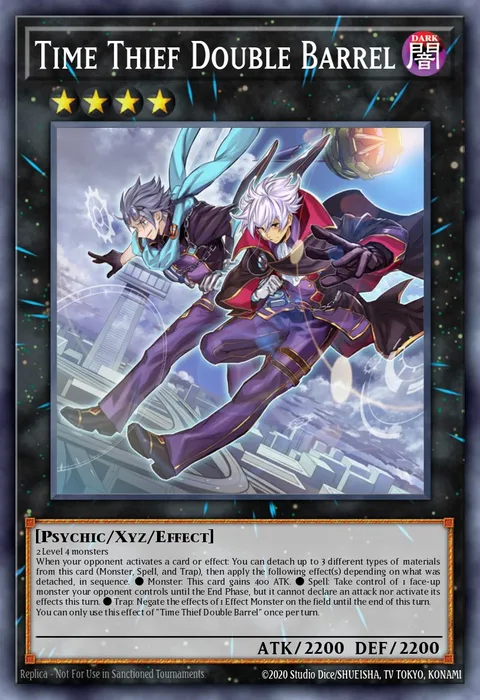 Time Thief Double Barrel, card GFTP-EN013 from Ghosts From the Past