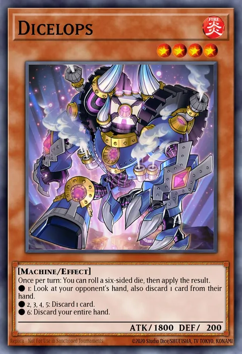Dicelops, carte MP17-EN025 de 2017 Mega-Tin Mega Pack
