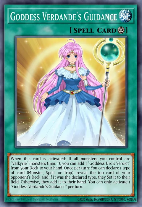Goddess Verdande's Guidance, carte SHVA-EN009 de Shadows in Valhalla