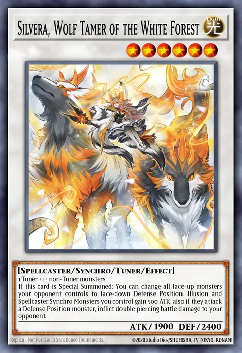 Silvera, Wolf Tamer of the White Forest, card MP25-EN086 from 2025 Mega-Pack Tin