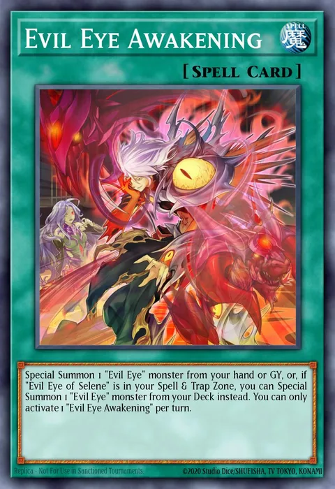 Evil Eye Awakening, carte INCH-EN034 de The Infinity Chasers