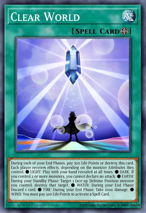 Clear World, card LCGX-EN217 from Legendary Collection 2: The Duel Academy Years Mega Pack