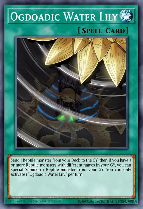 Ogdoadic Water Lily, card OP23-EN026 from OTS Tournament Pack 23