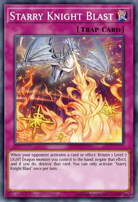 Starry Knight Blast, carte GFTP-EN035 de Ghosts From the Past