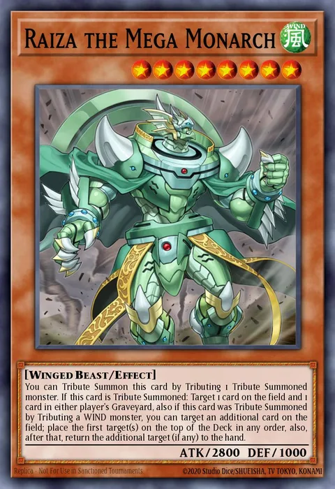 Raiza the Mega Monarch, card DUEA-EN041 from Duelist Alliance