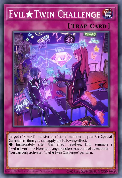 Evil★Twin Challenge, card GEIM-EN021 from Genesis Impact