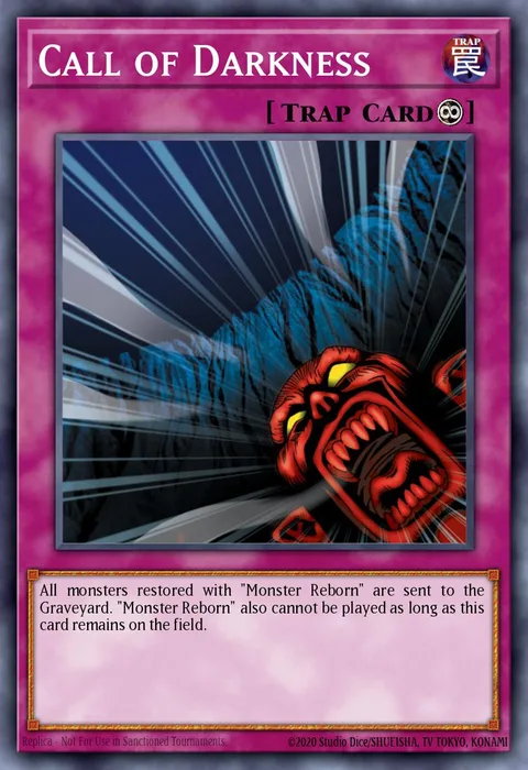 Call of Darkness, card CP06-EN006 from Champion Pack: Game Six