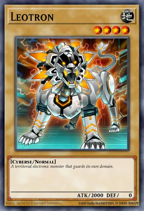 Leotron, carte YS18-EN001 de Starter Deck: Codebreaker
