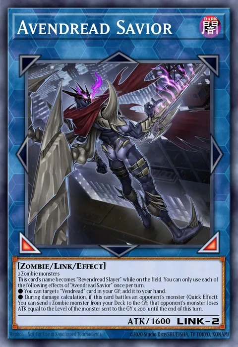 Avendread Savior, card BLHR-EN045 from Battles of Legend: Hero's Revenge
