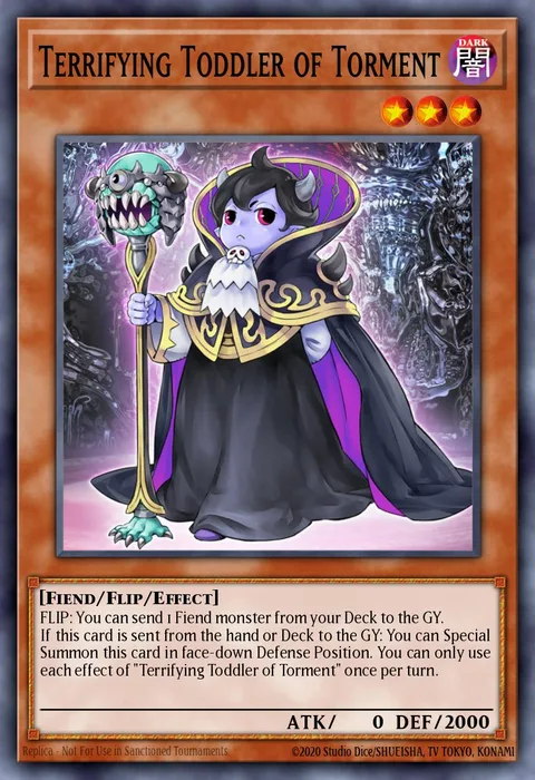 Terrifying Toddler of Torment, carte CYHO-EN022 de Cybernetic Horizon