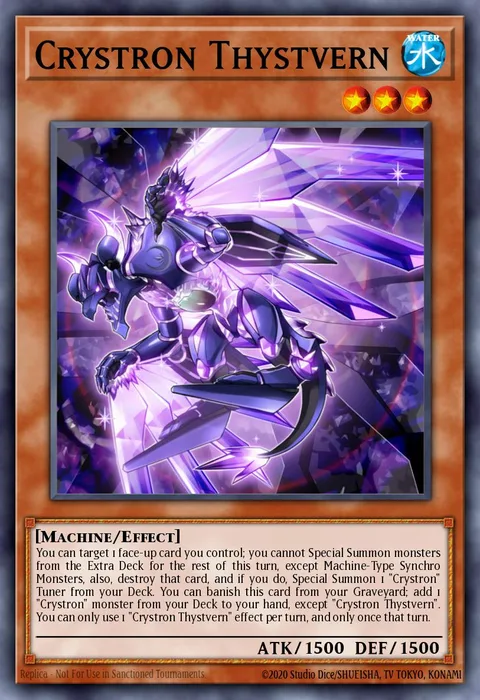 Crystron Thystvern, carte MP17-EN139 de 2017 Mega-Tin Mega Pack