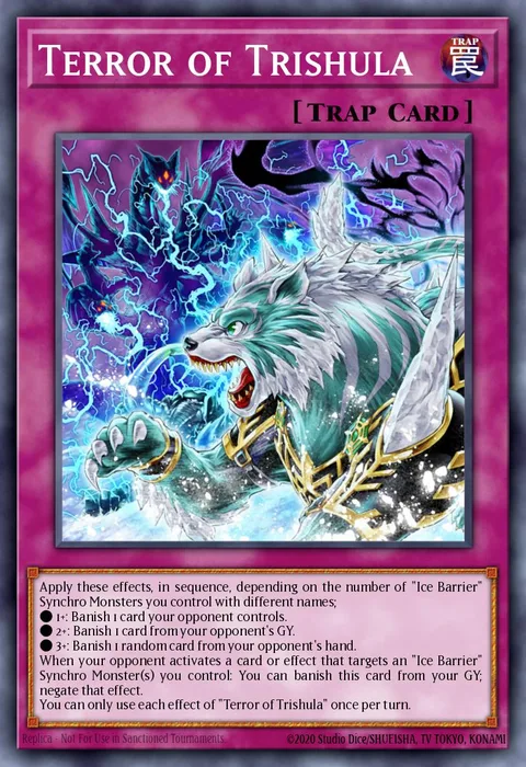 Terror of Trishula, card SDFC-EN046 from Structure Deck: Freezing Chains