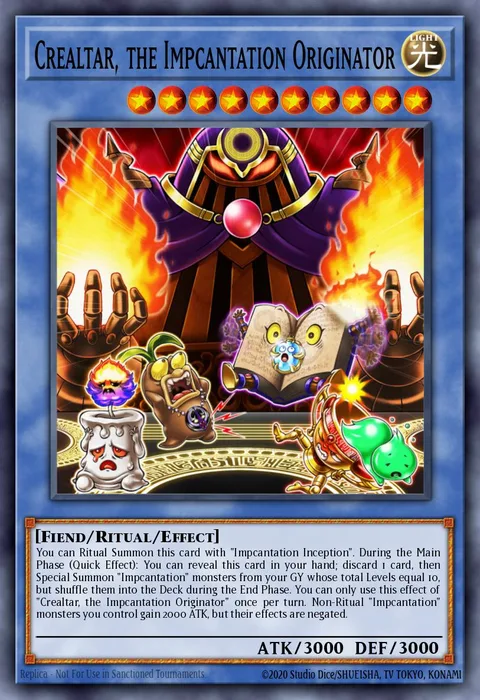 Crealtar, the Impcantation Originator, card DANE-EN029 from Dark Neostorm