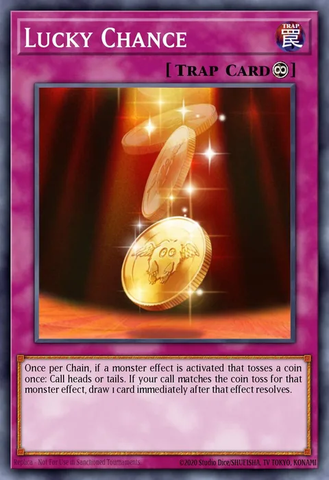 Lucky Chance, card LODT-EN078 from Light of Destruction