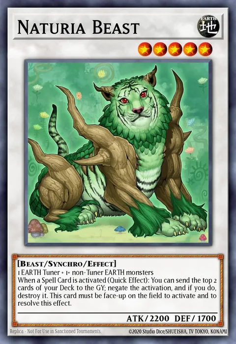 Naturia Beast, carte HA02-EN026 de Hidden Arsenal 2