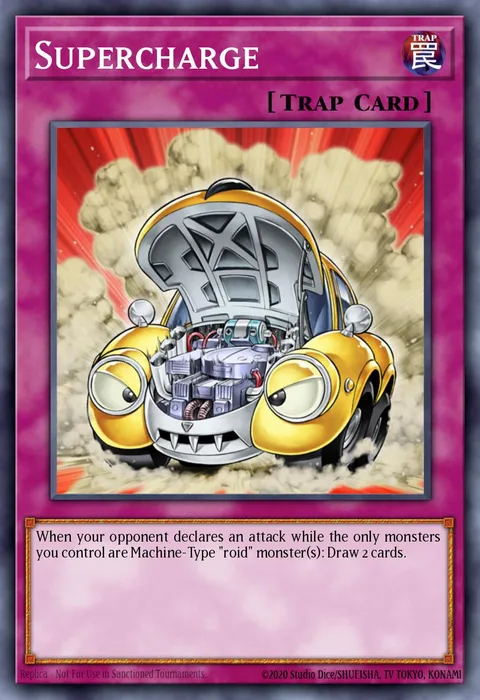 Supercharge, card SGX2-ENB18 from Speed Duel GX: Midterm Paradox