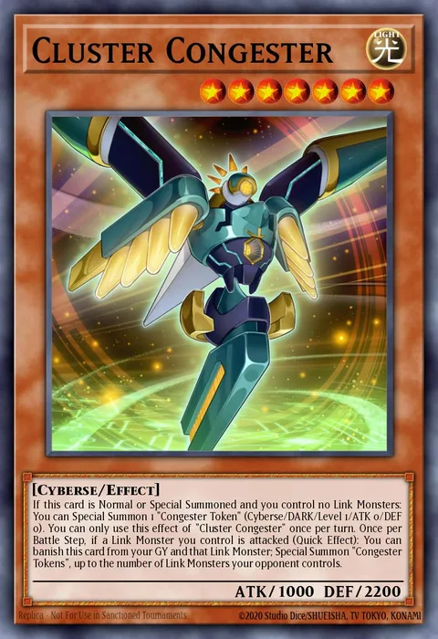 Cluster Congester, card CYHO-EN002 from Cybernetic Horizon