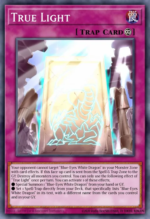 True Light, card SDWD-EN028 from Structure Deck: Blue-Eyes White Destiny