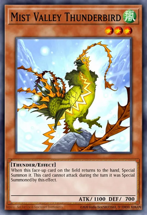 Mist Valley Thunderbird, card HA01-EN004 from Hidden Arsenal