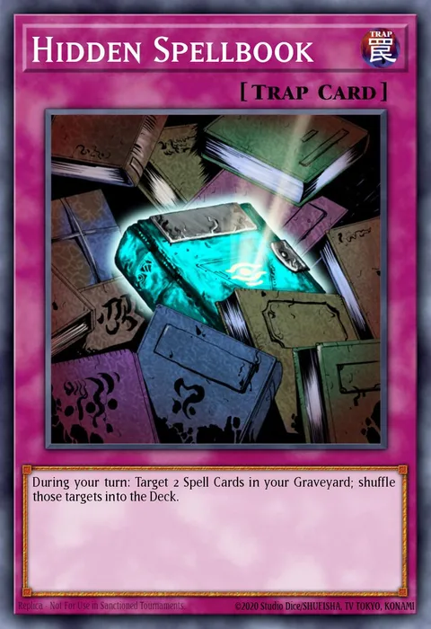 Hidden Spellbook, card DR1-EN154 from Dark Revelation Volume 1