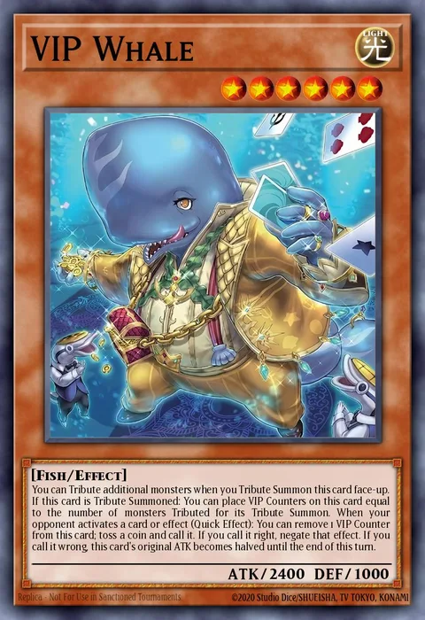 VIP Whale, card BLZD-EN084 from Blazing Dominion