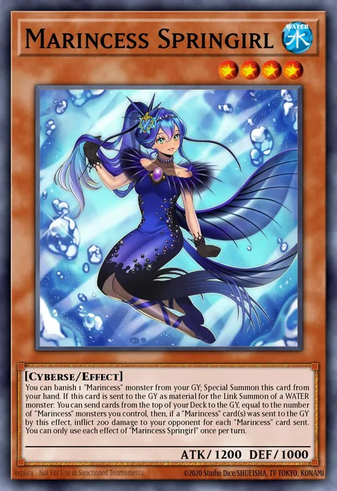 Marincess Springirl, carte LED9-EN031 de Legendary Duelists: Duels From the Deep