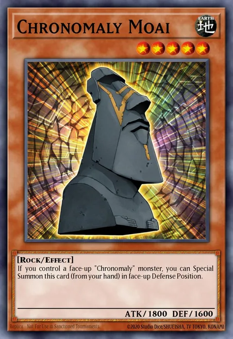 Chronomaly Moai, carte REDU-EN014 de Return of the Duelist