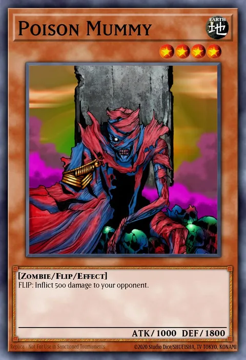 Poison Mummy, card YSDS-EN009 from Starter Deck: Syrus Truesdale
