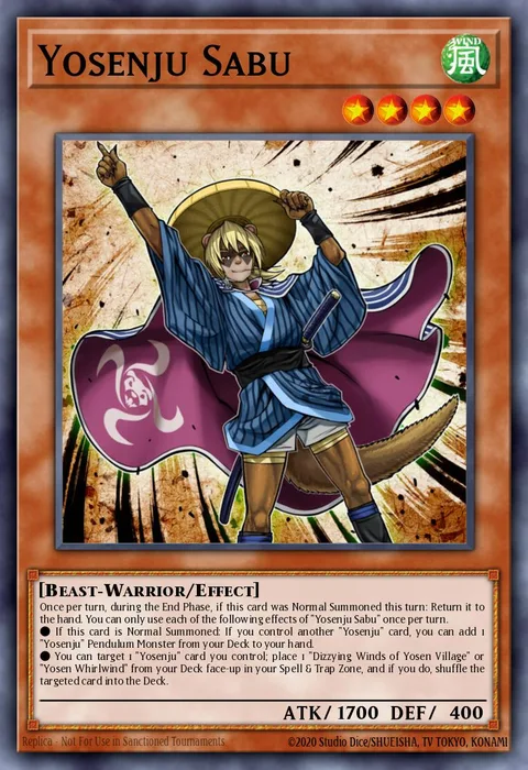 Yosenju Sabu, carte RIRA-EN009 de Rising Rampage