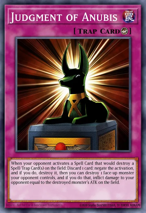 Judgment of Anubis, card LCJW-EN135 from Legendary Collection 4: Joey's World Mega Pack