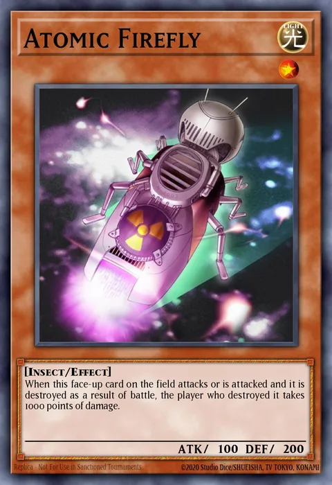 Atomic Firefly, card AST-024 from Ancient Sanctuary