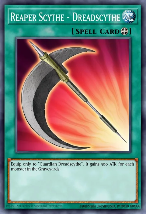 Reaper Scythe - Dreadscythe, card DLCS-EN014 from Dragons of Legend: The Complete Series