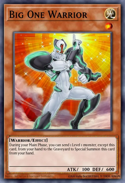 Big One Warrior, carte DP10-EN015 de Duelist Pack: Yusei 3