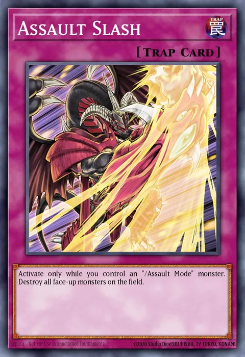 Assault Slash, card CRMS-EN074 from Crimson Crisis