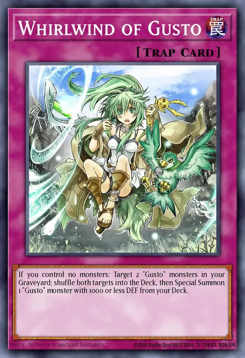 Whirlwind of Gusto, card HA06-EN060 from Hidden Arsenal 6: Omega Xyz