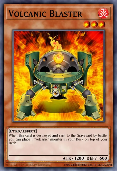 Volcanic Blaster, carte FOTB-EN011 de Force of the Breaker