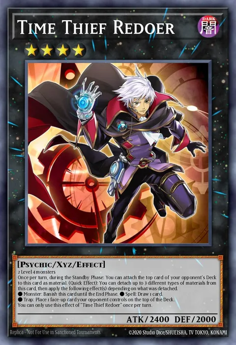 Time Thief Redoer, card LAVD-ENL38 from Legendary Arc-V Decks