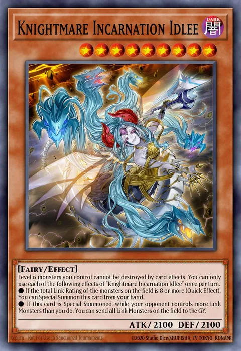 Knightmare Incarnation Idlee, card DANE-EN017 from Dark Neostorm