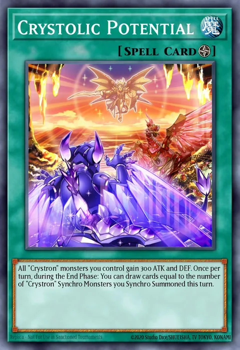 Crystolic Potential, card MP17-EN153 from 2017 Mega-Tin Mega Pack