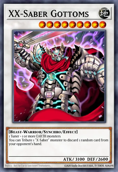 XX-Saber Gottoms, card CT06-ENS04 from Collectible Tins 2009 Wave 1