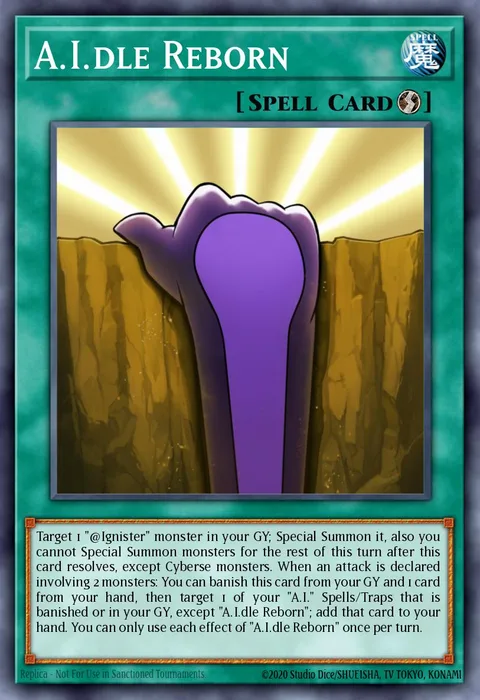 A.I.dle Reborn, card IGAS-EN052 from Ignition Assault