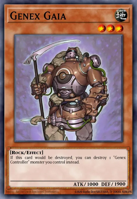 Genex Gaia, card DT02-EN012 from Duel Terminal 2