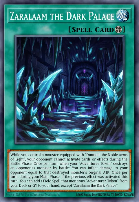 Zaralaam the Dark Palace, card GRCR-EN033 from The Grand Creators