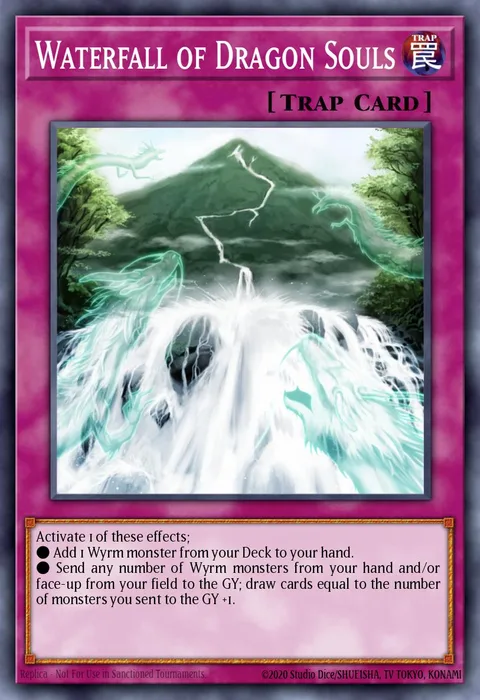 Waterfall of Dragon Souls, carte MP18-EN024 de 2018 Mega-Tin Mega Pack
