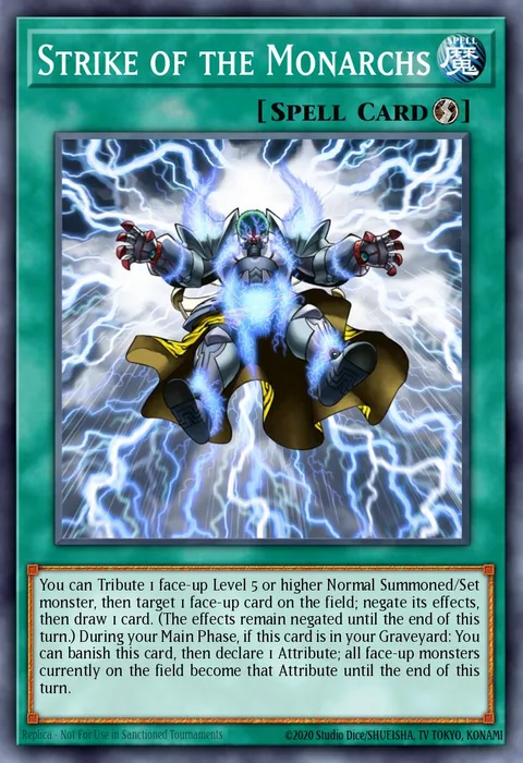 Strike of the Monarchs, carte NECH-EN067 de The New Challengers