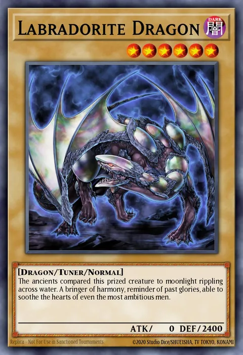 Labradorite Dragon, card SHSP-EN001 from Shadow Specters