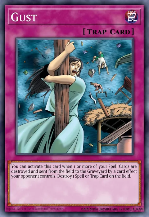 Gust, card PSV-017 from Pharaoh's Servant