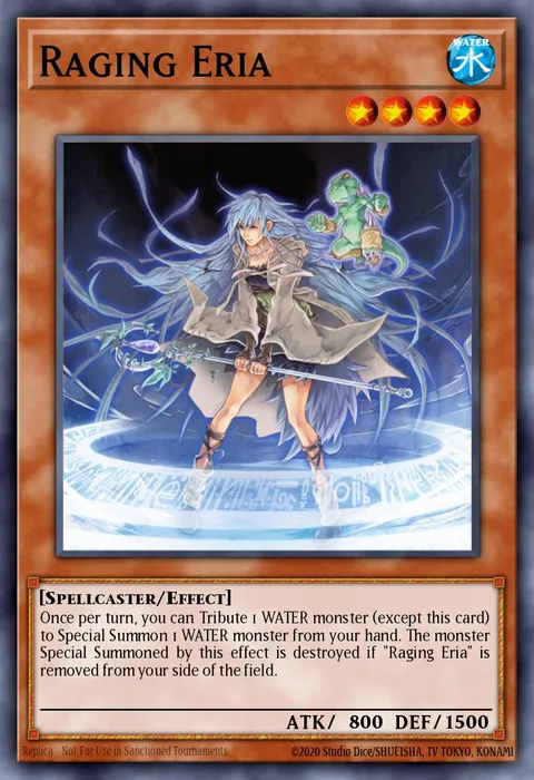 Raging Eria, carte EOJ-EN027 de Enemy of Justice