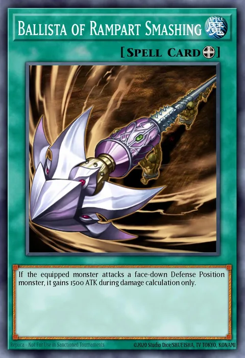 Ballista of Rampart Smashing, card DR3-EN106 from Dark Revelation Volume 3